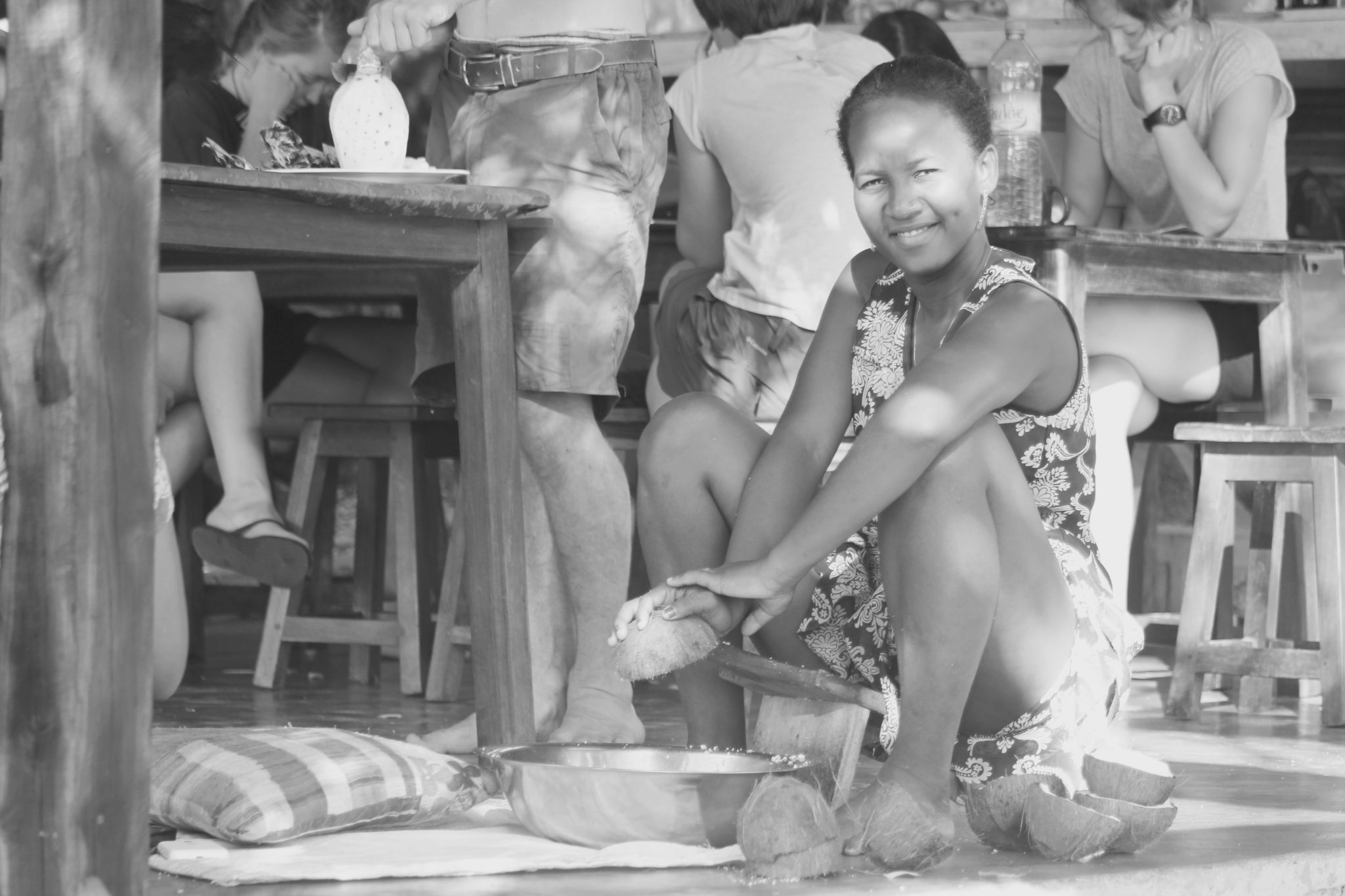 Madagascar Volunteer - Making Coconut Rice