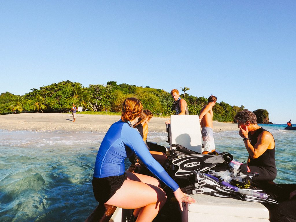Volunteers Spend a Day on Nosy Tanikely