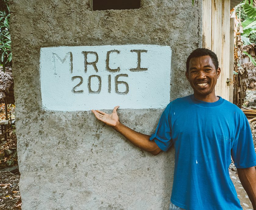 Madagascar Volunteer: Volunteers Complete Toilet Block 2