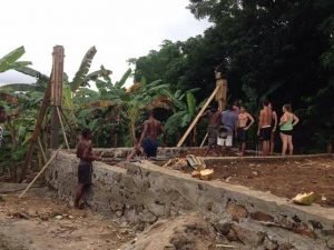 Community Volunteers Build A School