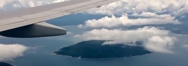 Top view of nosy be madagascar