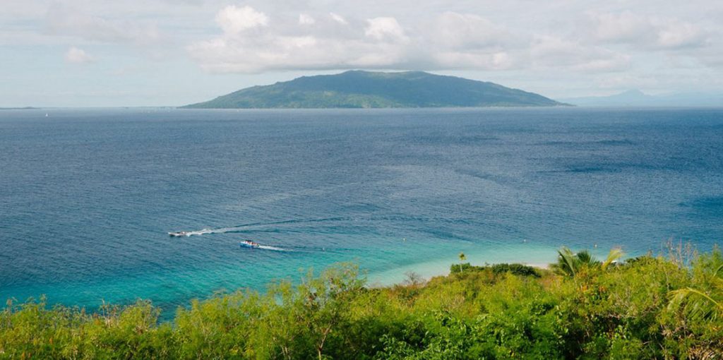 view of nosy komba from tanikelly lighthouse