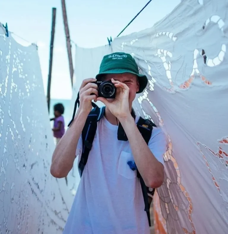 content creator during gap year volunteer programs